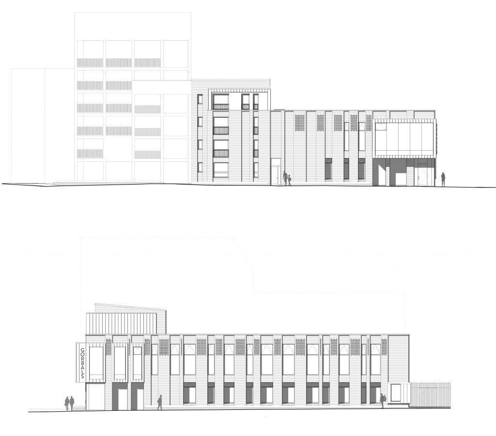 East & North Elevations