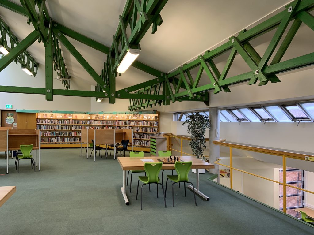 Existing library interior